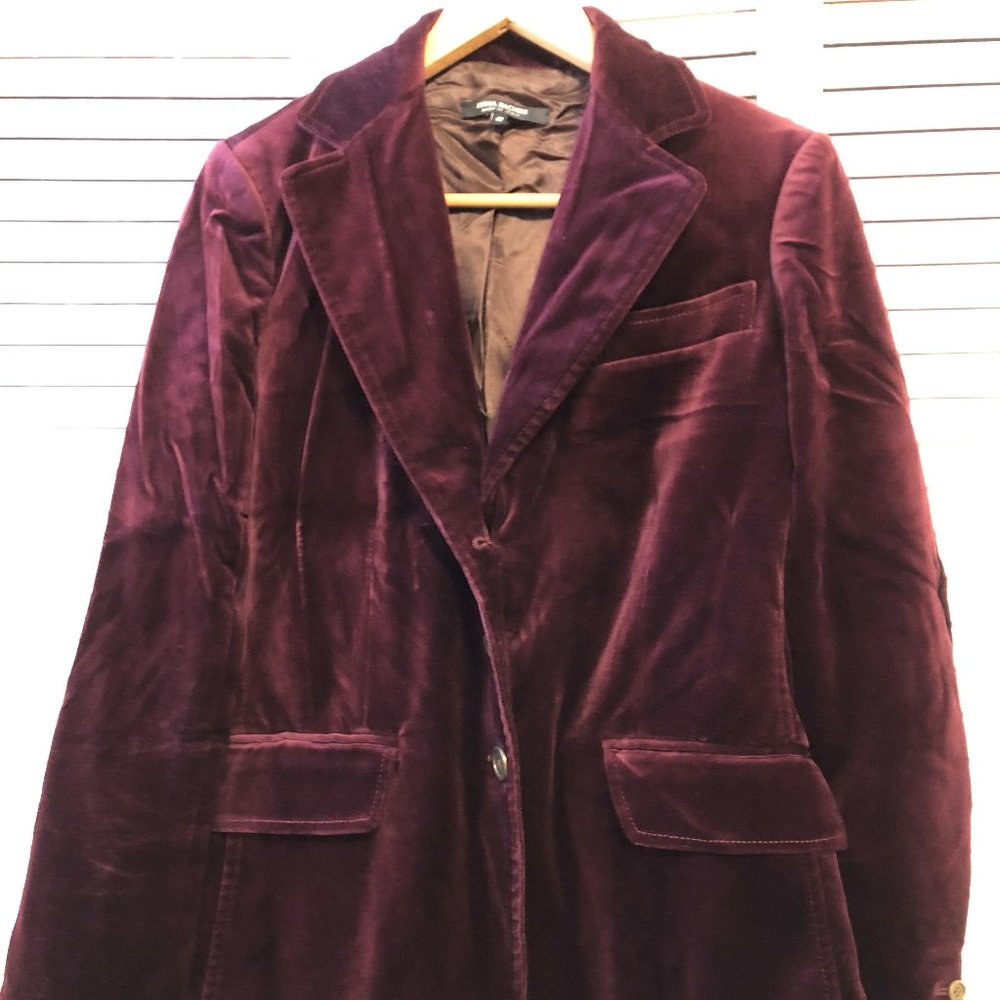 Anna Rachele Women’s Velvet Blazer Size 42 (M)